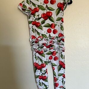 Bums and roses cherry convertible pajamas
